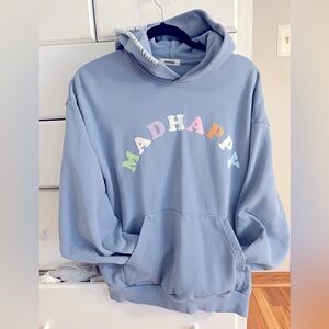 MADHAPPY Pastels French Terry Hoodie, Size Medium